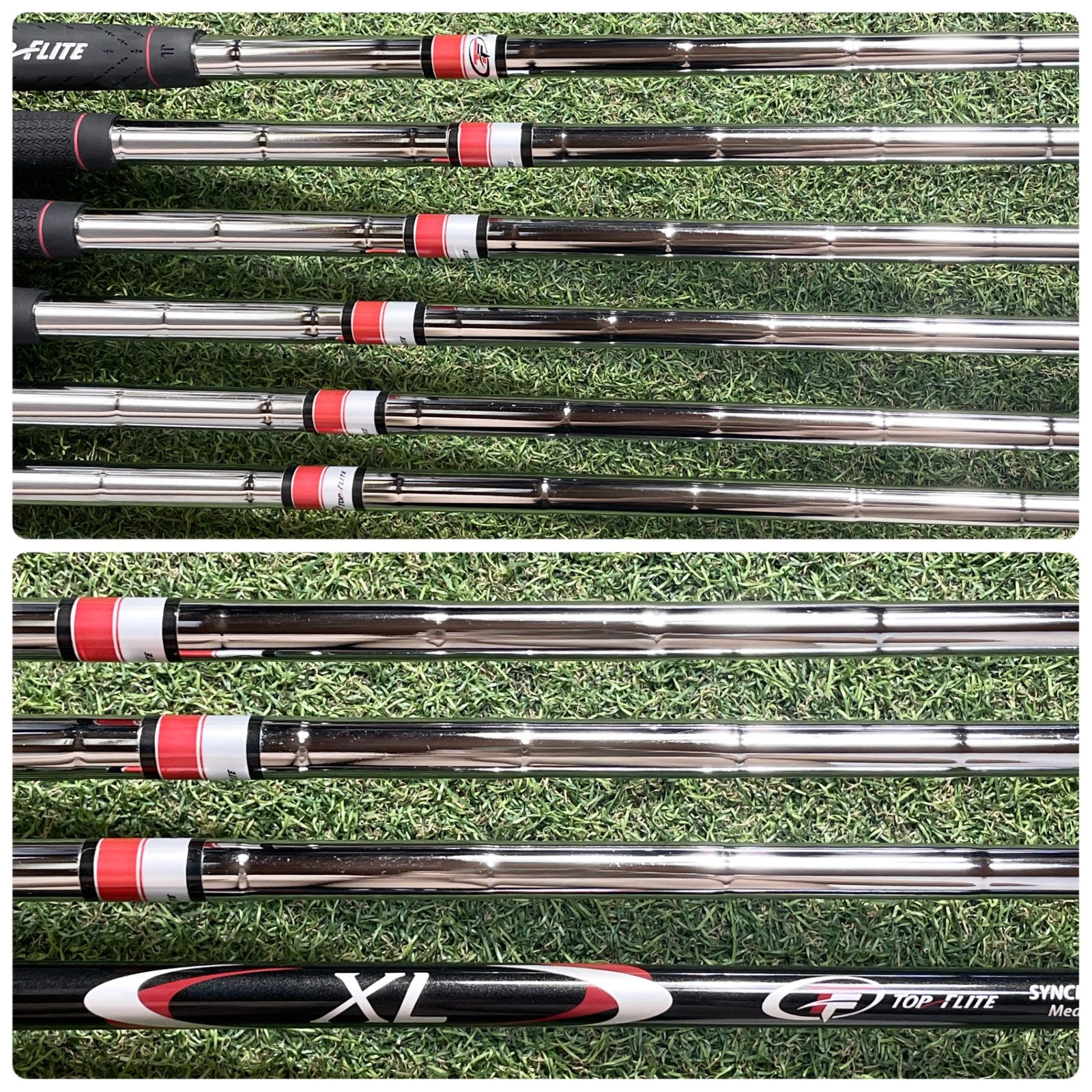 貴重レフティ】Titleist TOP FLITE ゴルフクラブセット 10本 SR