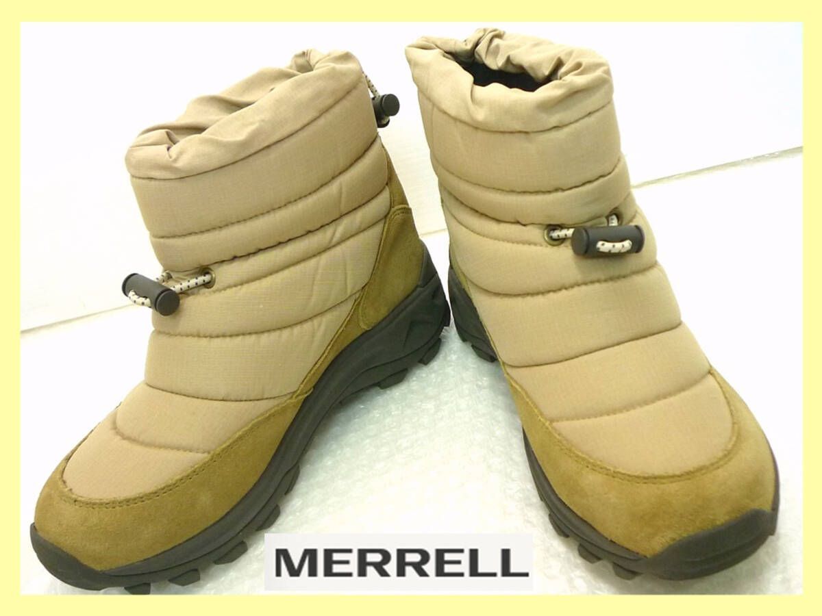 ♥ MERRELL メレル サイズ24cm WINTER MOC ZERO TALL ウィンターモック ゼロ トール CAMEL キャメル ブーツ 靴 シューズ 防水 防寒