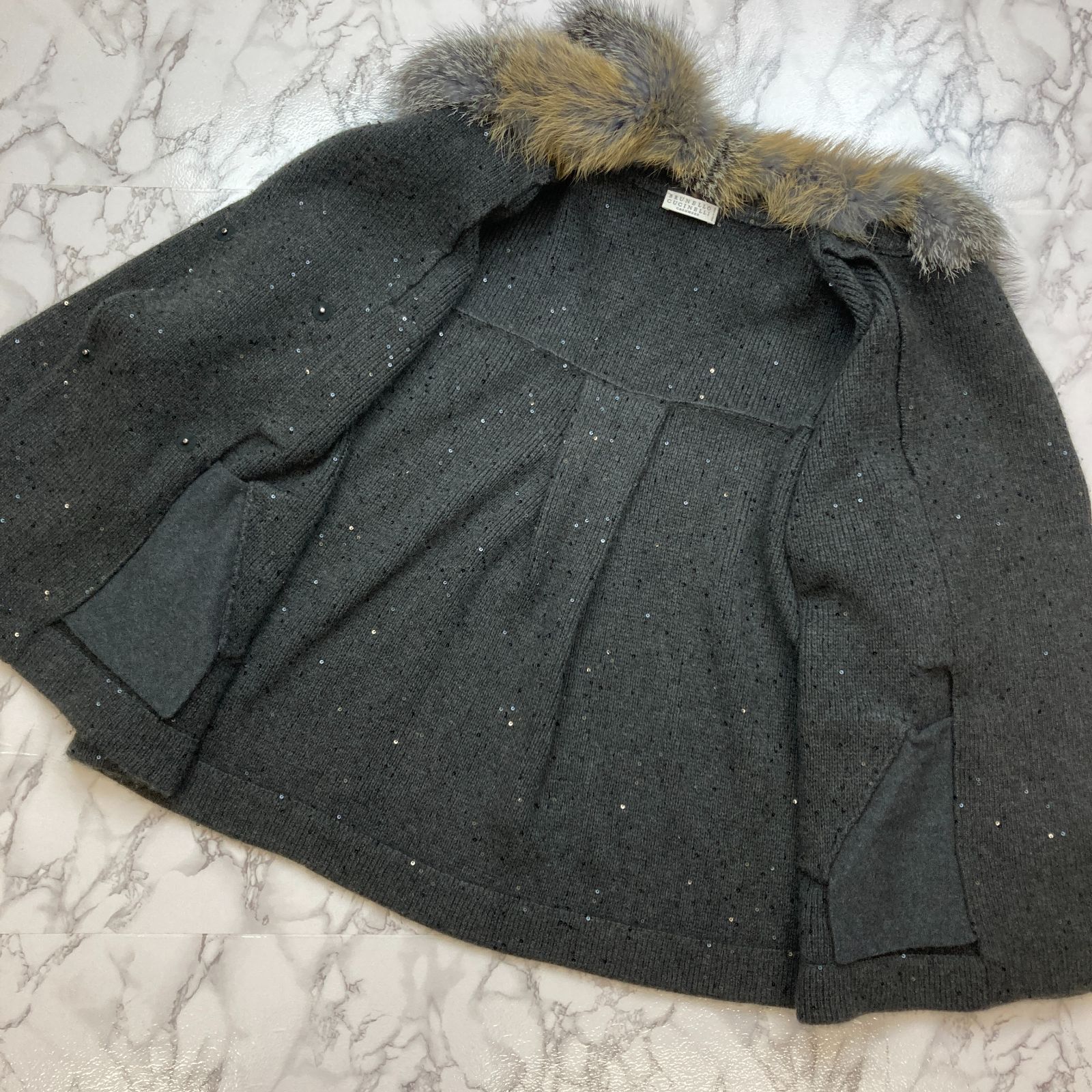 ✨美品✨ Brunello Cucinelli ブルネロクチネリ ニット ファー 