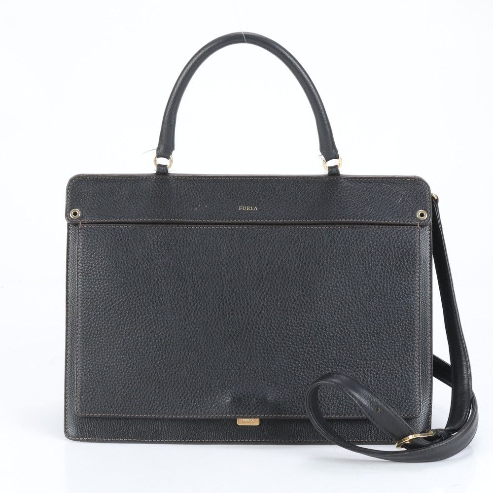 美品 フルラ ライク 3way レザー ショルダーバッグ 斜め掛け