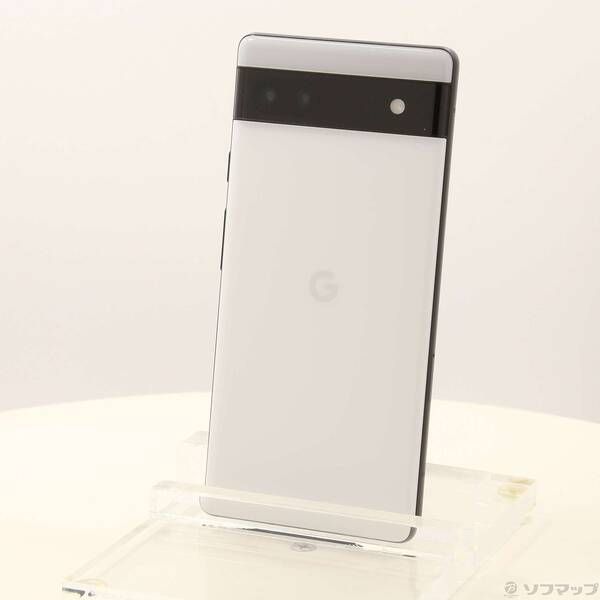 中古品〕 Google Pixel 6a 128GB チョーク GB17L au SIMフリー【348】