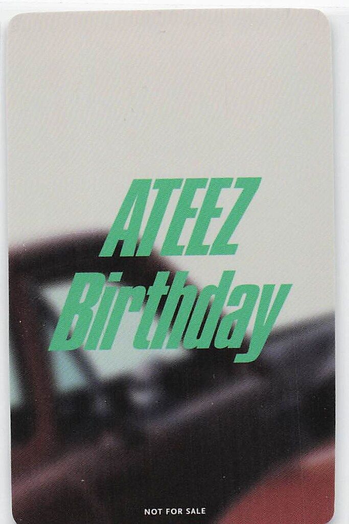 ATEEZ シリアル応募当選品 YUNHO Birthday ATEEZ Birthday アチズ 応募