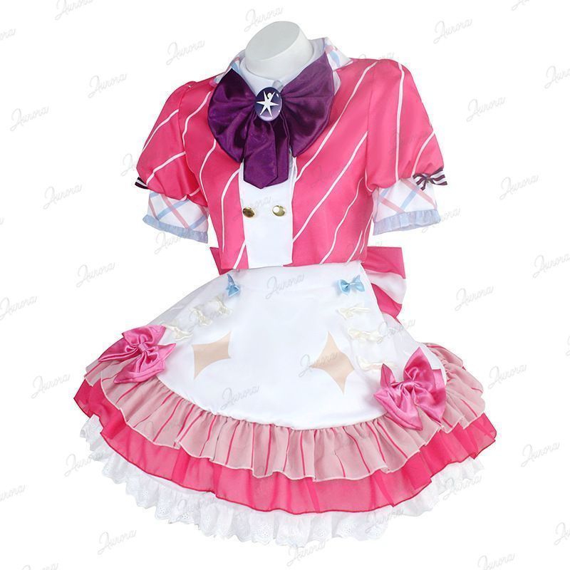 推しの子 コスプレ衣装 アイドル 演出服 idole ロリータ ドレス 星野ルビー アイ コスプレ衣装 COS コスチューム お姫ドレス ピンク インベント ハロウィン クリスマス ステージ衣装 cosplay