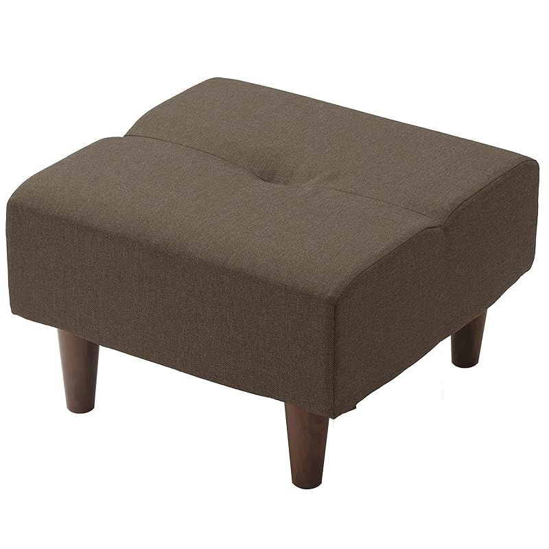 在庫 セルタン オットマン スツール 脚置き ポケットコイル AUGUST オーガスト シングルタイプ ポケットコイル タスクブラウン 組合せ自在 高反発 A791p-582BR 1人掛け 0