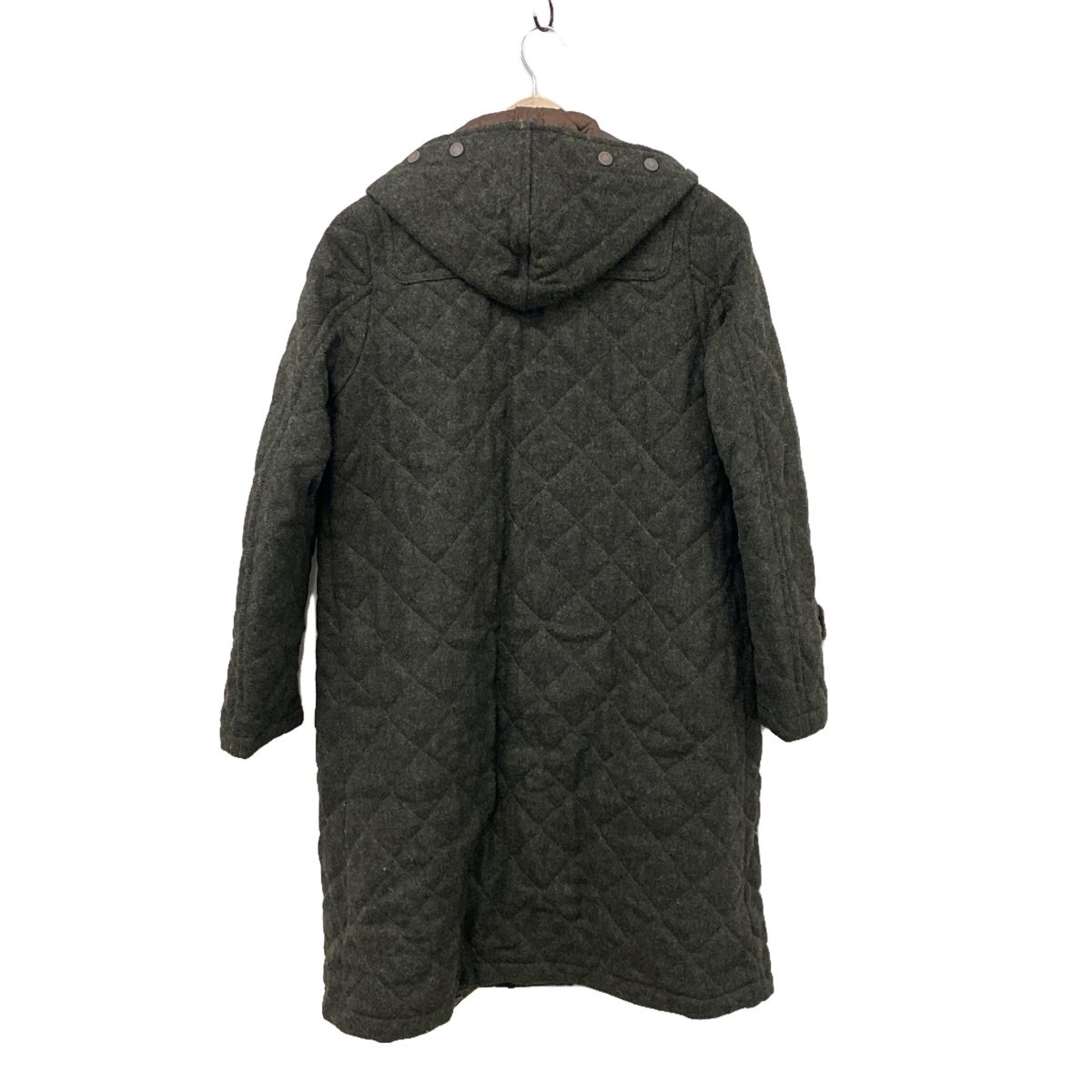 LAVENHAM ラベンハム ダッフルコート サイズ1 S レディース - ダークグリーン 長袖 ハバーサックコラボ 中綿 キルティング 秋 冬