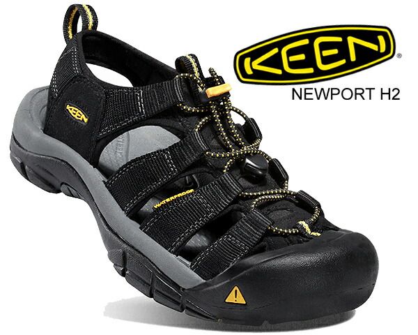 キーン ニューポート エイチツー KEEN NEWPORT H2 BLACK 1001907 ブラック サンダル メンズ 水陸両用