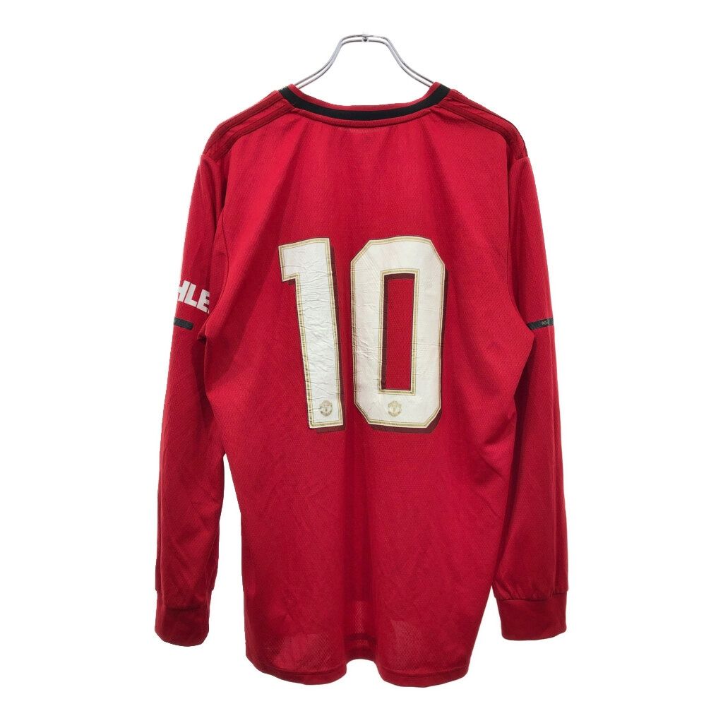 古着 サッカー ゲームシャツ マンチェスターユナイテッド モノグラム柄 メンズL adidas アディダス マンチェスター・ユナイテッド ユニフォーム ゲーム