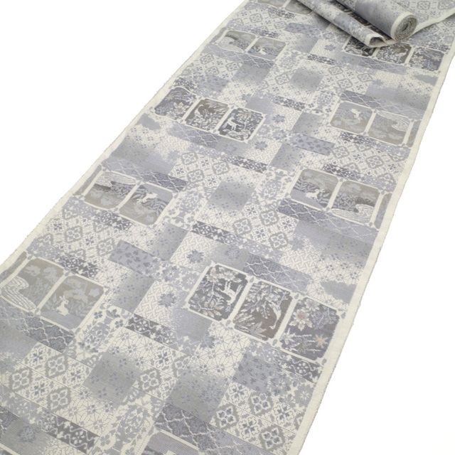 新品】本場大島紬 着物 着尺 反物 白大島 12マルキ 十八算 むら 新品】本場大島紬 着物 着尺 反物 白大島 12マルキ 十八算 むら