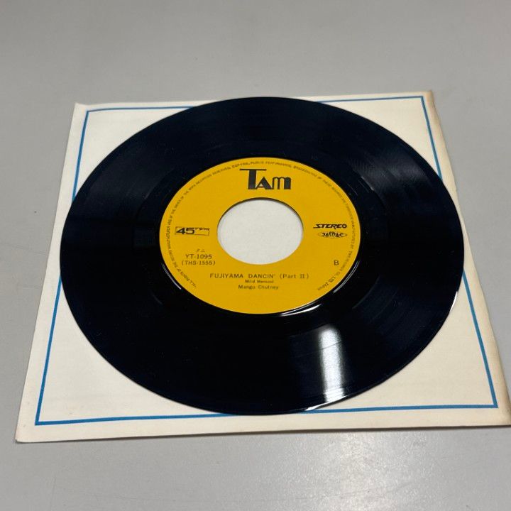 chai レコード ○01)【同梱不可】MANGO CHUTNEY/FUJIYAMA DANCIN'/EPレコード/7