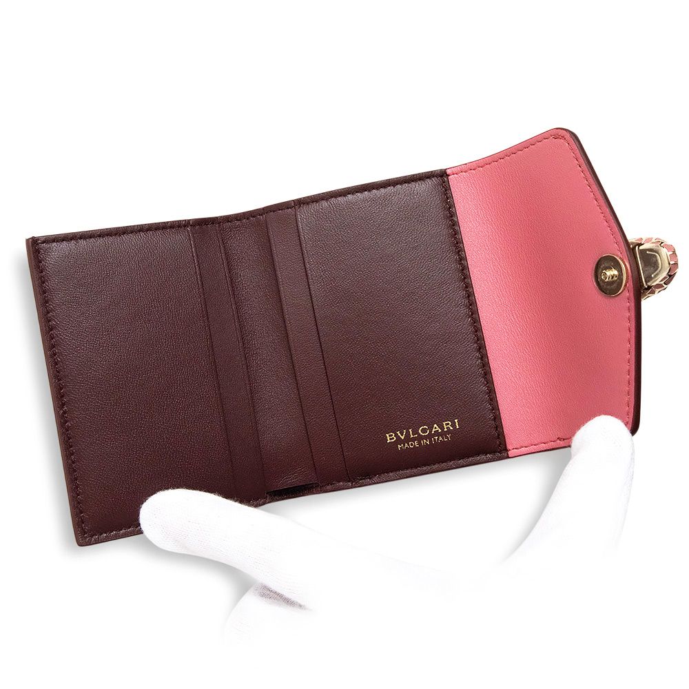 ブルガリ セルペンティ フォーエバー スネーク コンパクト 三つ折り