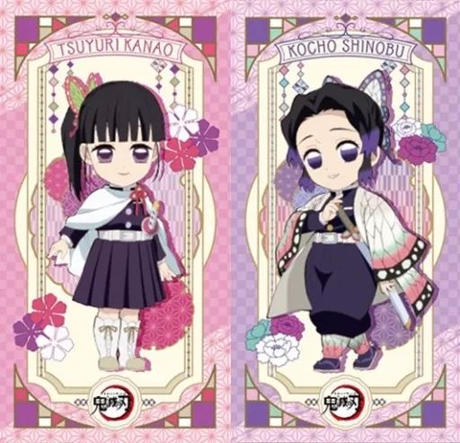 中古】雑貨 全2種セット バスタオル-栗花落カナヲ・胡蝶しのぶ- 「鬼滅