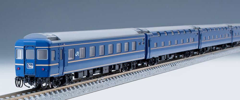 TOMIX JR 24系寝台特急客車　北斗星北海道仕様ii JR 24系25形特急寝台客車（夢空間北斗星）セット｜製品情報｜製品検索
