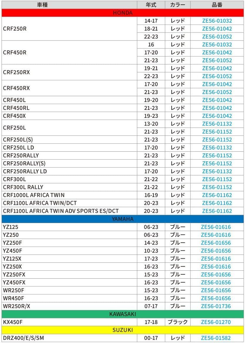 新品 ZETA ジータ アジャスタブルリンク YZ250F FX YZ450FX WR250F