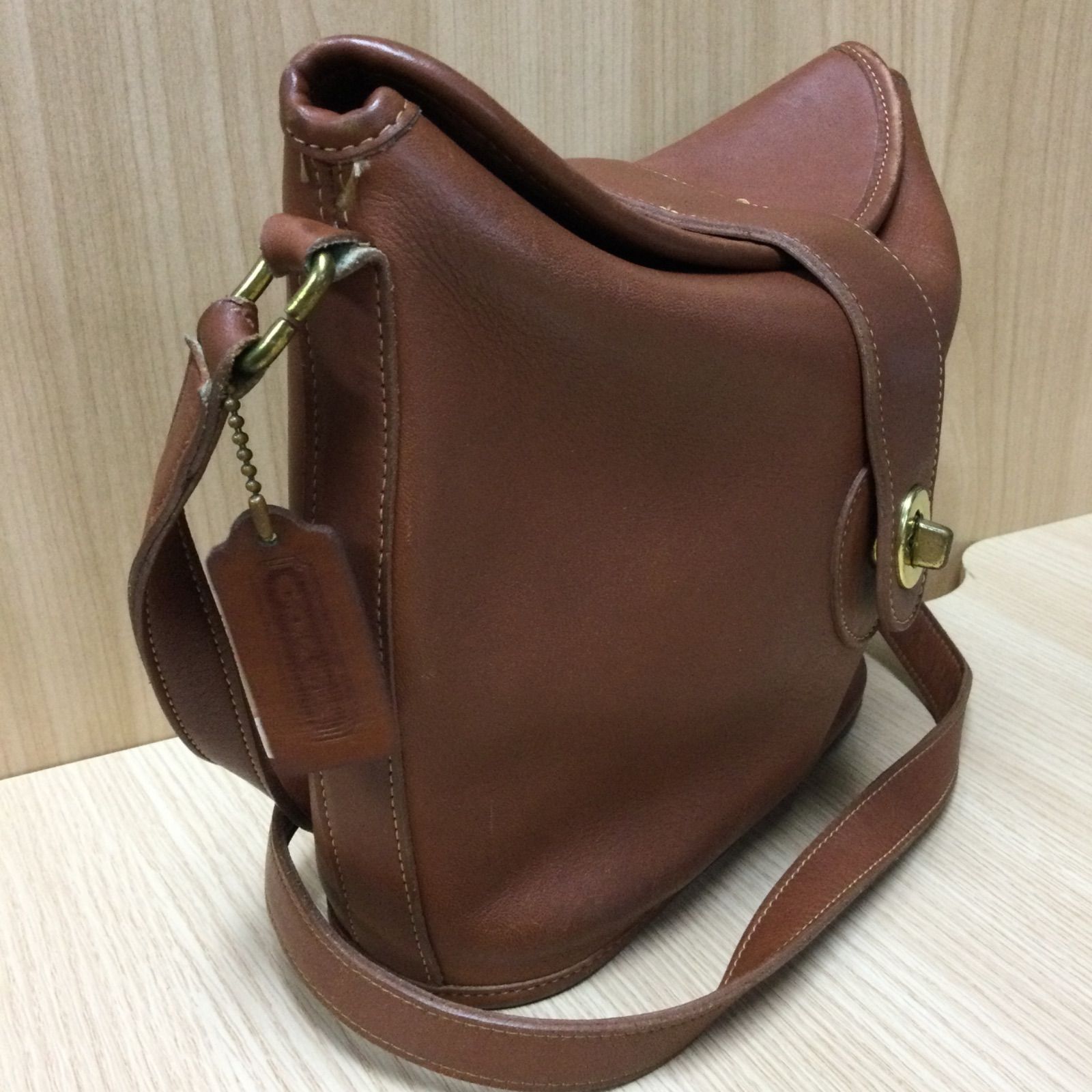 VBshop【美品】COACH オールドコーチ　ショルダーバッグターンロック　C4C9907