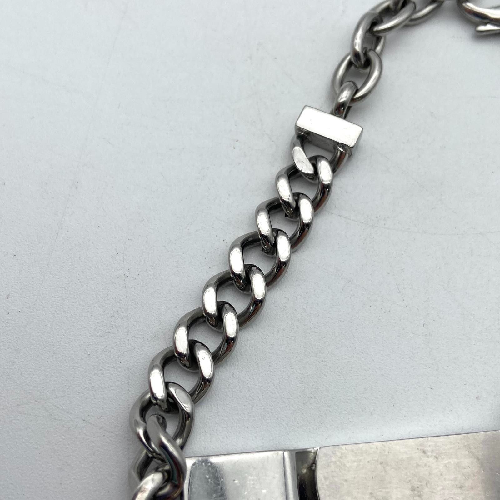 DIESEL ステンレススチール チェーンブレスレット DIESEL ステンレス