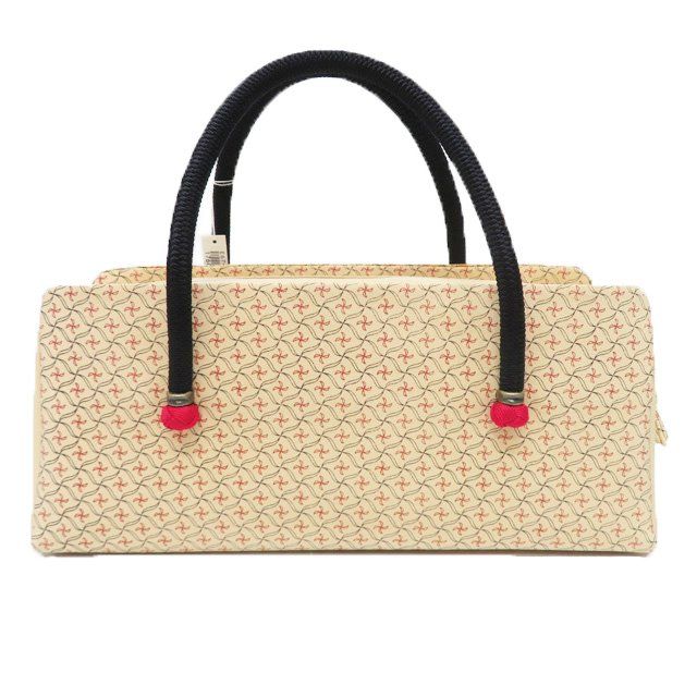 和装バッグ 和装小物 新古品 リサイクル 風車模様 きもの北條 A1286-3