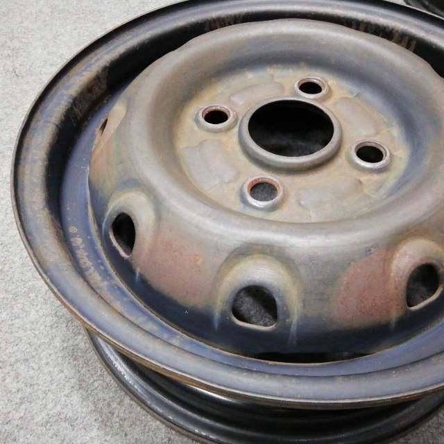 スズキ 純正 アルト HA23S スチールホイール 43210-70G11-09L 12×4.00B