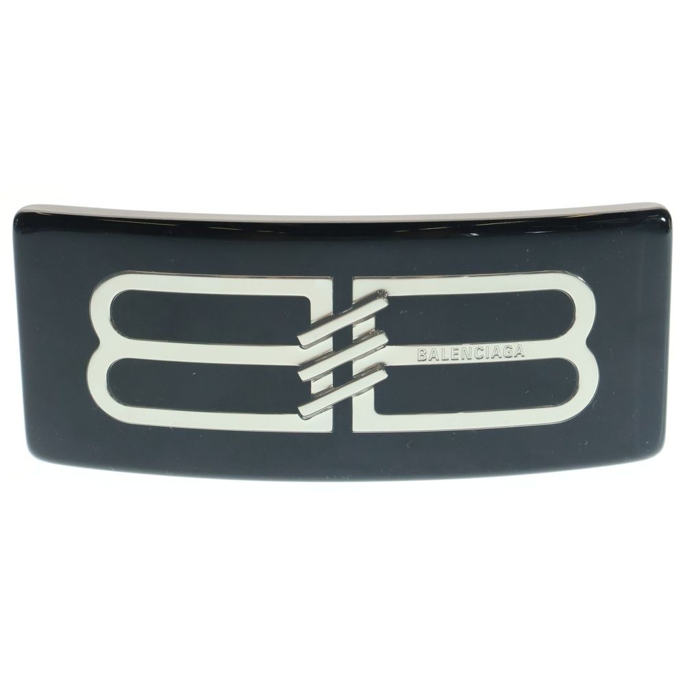 BALENCIAGA バレンシアガ BBアイコン レディース ヘアクリップ ブラック
