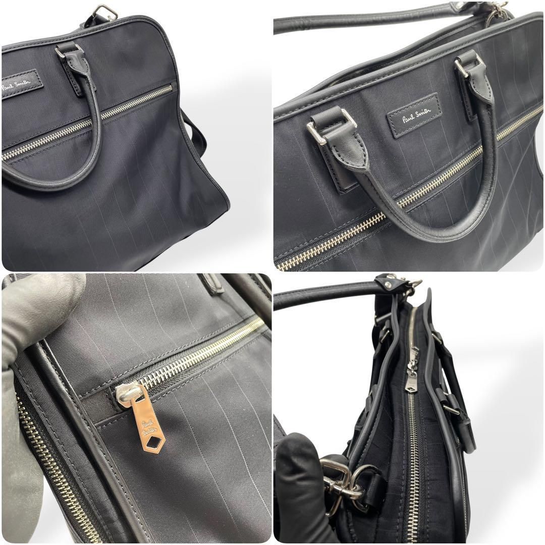 極美品 Paul Smith 3way ブリーフケース ショルダーバッグ 黒 - メルカリ