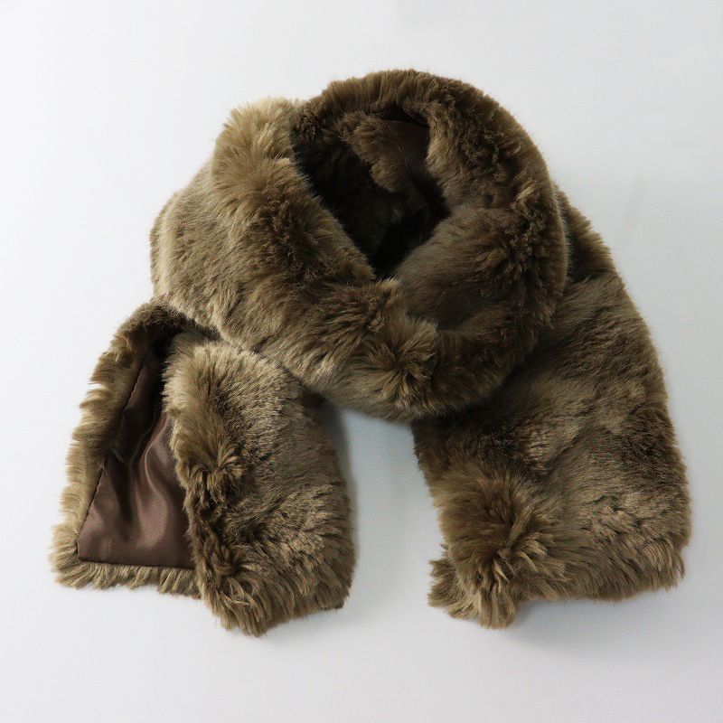 美品 2020AW ドゥーズィエムクラス MUSE de Deuxieme Classe A POINT ETC アーポワン ウテセ FAKE FUR  CAPE/□ ブラウン【2400014231533】 - メルカリ
