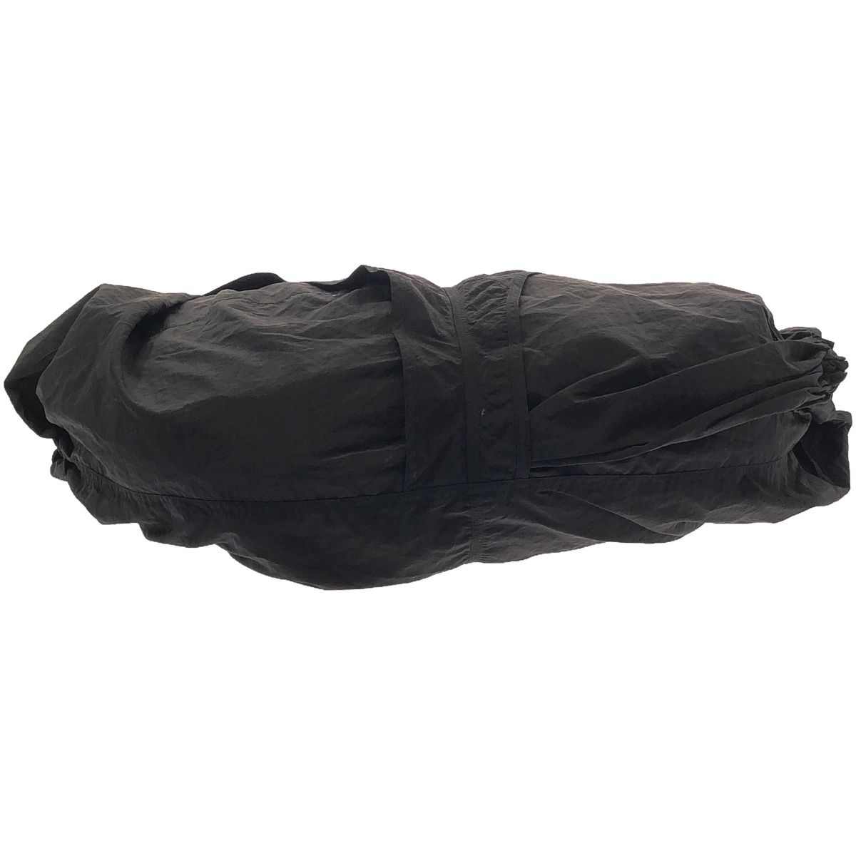 nutemperor ブラックショルダーバッグ NUTEMPEROR+RADD LOUNGE - PU LEATHER EMBROIDERED BAG (BLACK