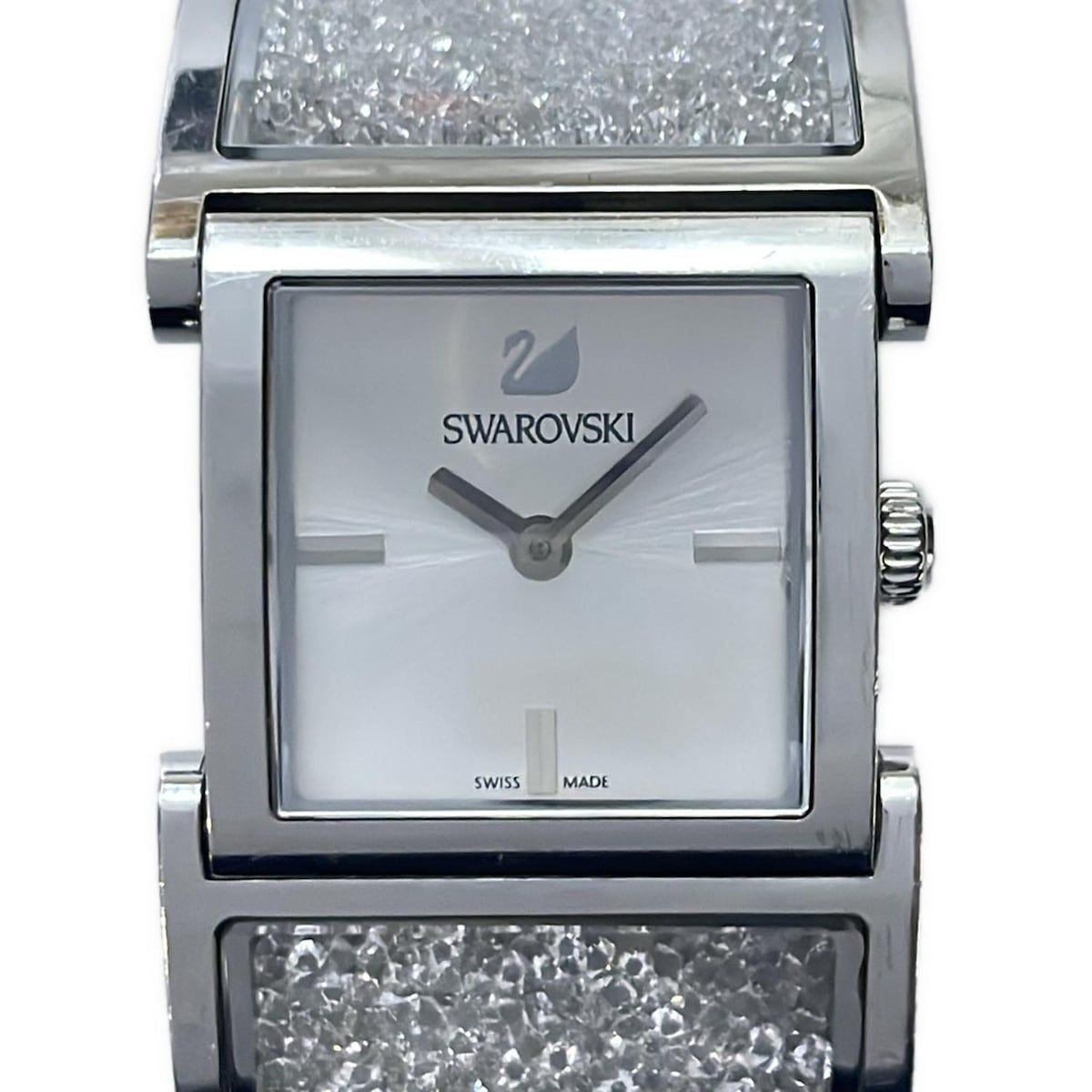 SWAROVSKI スワロフスキー 腕時計 クリスタルライン バングル 5027134 レディース シルバー