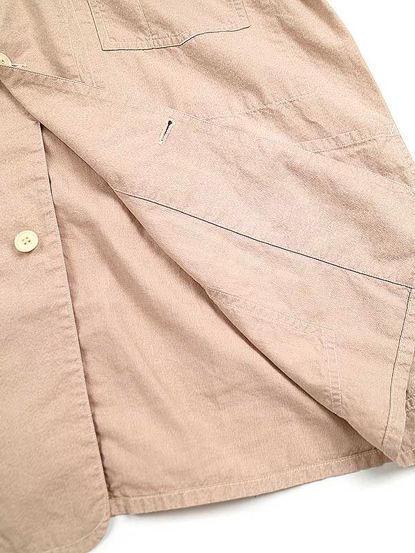 COMOLI コモリ 21SS ヨリモクコットンワークジャケット サンドピンク 3 