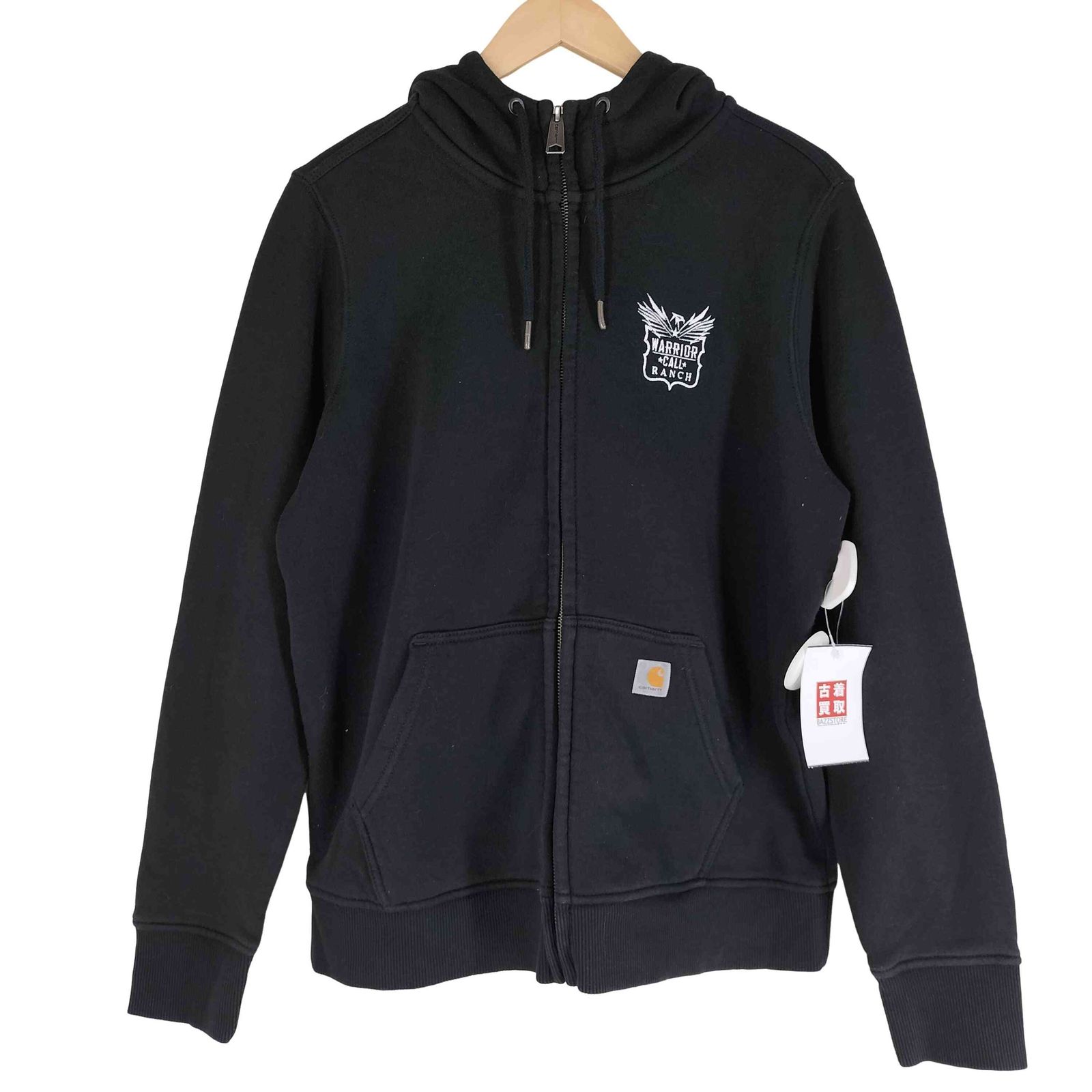 カーハート Carhartt RELAXED FIT WARRIOR CALL RANCH刺繍 ジップフーディー メンズ import：L 