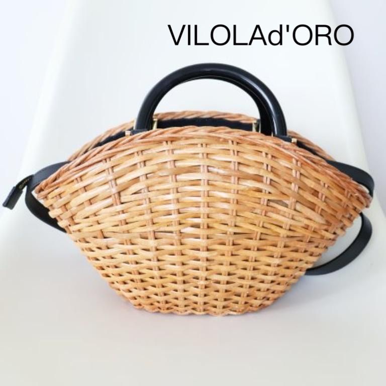 VILOLAd'ORO ヴィオラドーロ かごバッグ 2WAY 送料込み 6453198