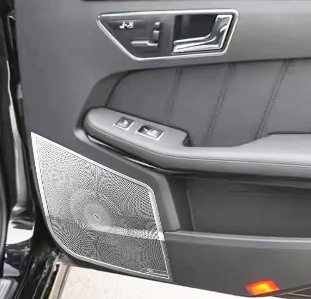 内装4個セット メルセデス ベンツ Eクラス W212 2009-2016年 ドア サイド スピーカーネット カバー デッキ スピーカー ショート用