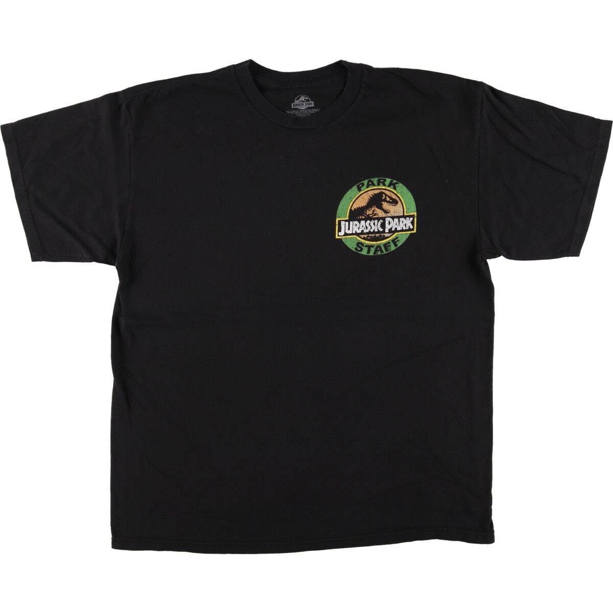 古着 JURASSIC PARK ジュラシックパーク バックプリント アドバタイジングTシャツ メンズXL相当/eaa437384