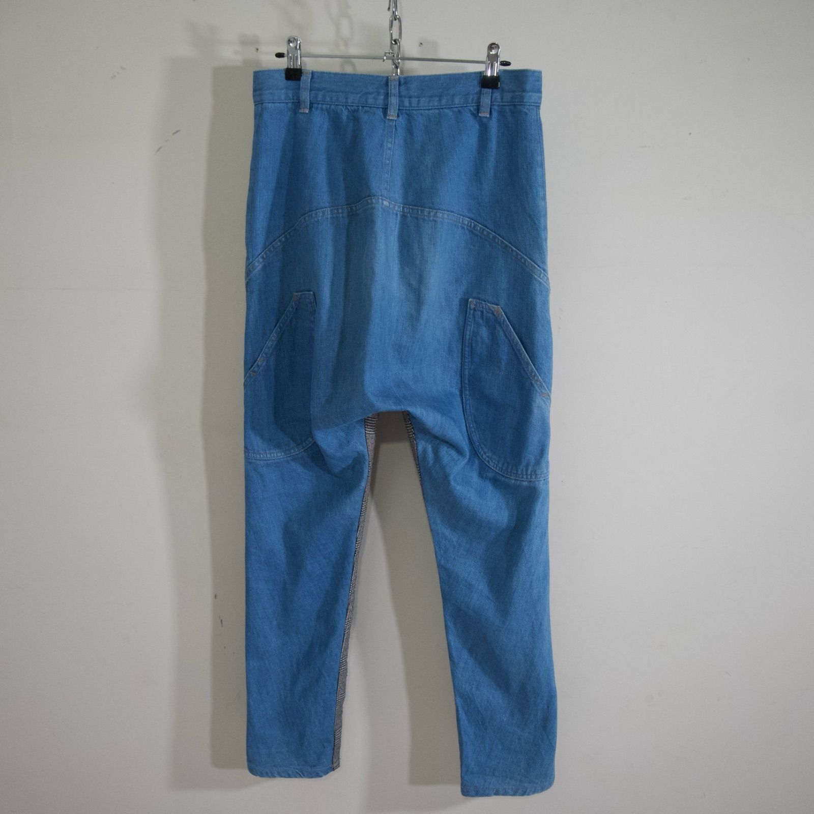 10s (2010) Spring mercibeaucoup Glencheck Switching Saruel Denim 2010年 春 メルシーボーク グレンチェック  切替 サルエル デニム