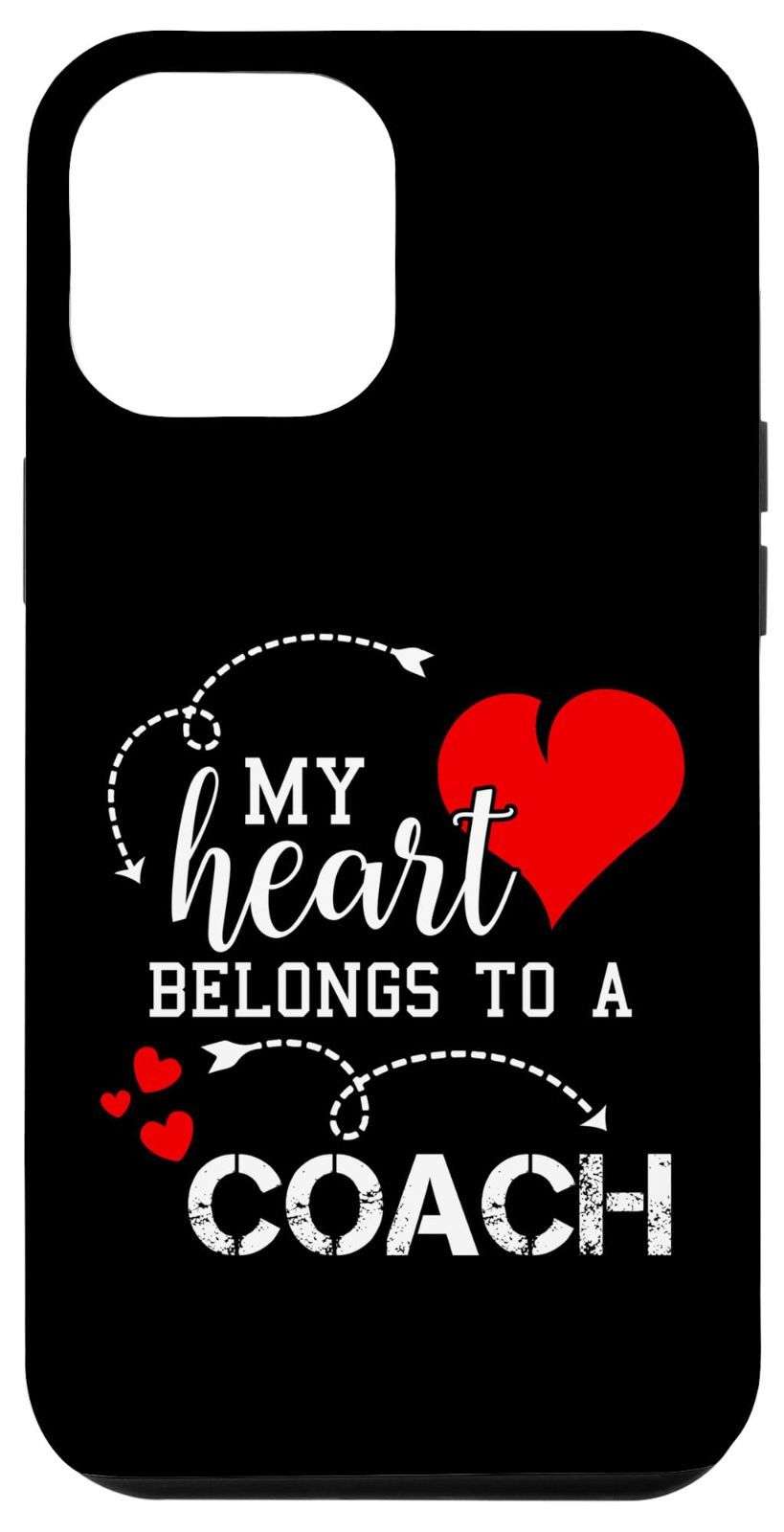 【在庫処分】Coach A To Funny Belongs Heart My Coaching Max Pro スマホケース 13 iPhone