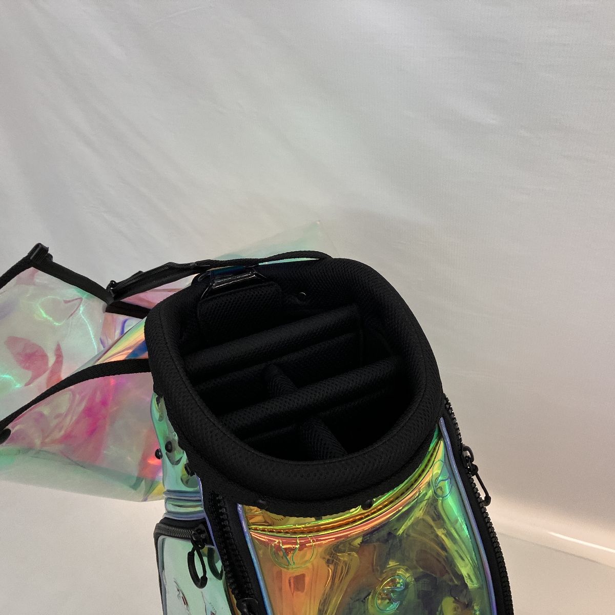 【新品】本間ゴルフ スケルトン クリアキャディバッグ CB12060 HONMA ホンマ 本間ゴルフ スケルトン クリアキャディバッグ