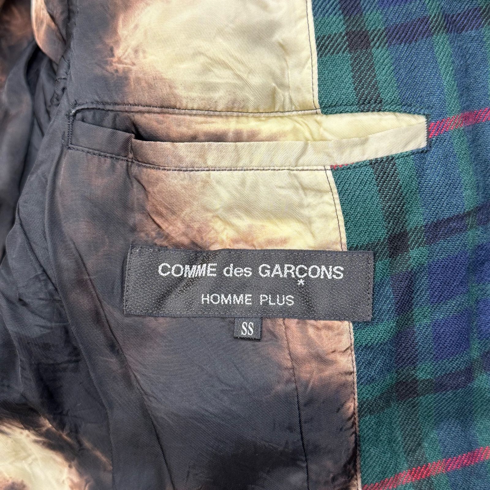COMME des GARCONS HOMME PLUS 08AW タイムフォーマジック期 タータン