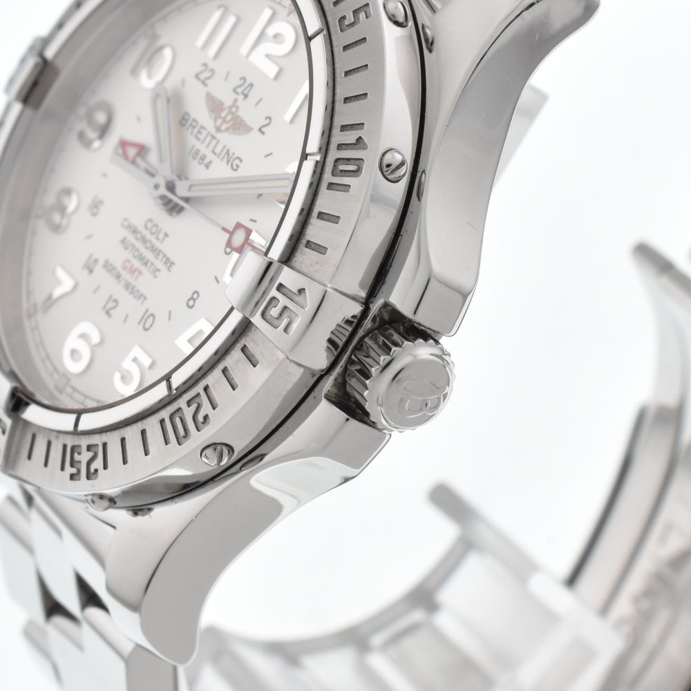 ブライトリング BREITLING A32350 コルト GMT 自動巻き メンズ良品箱