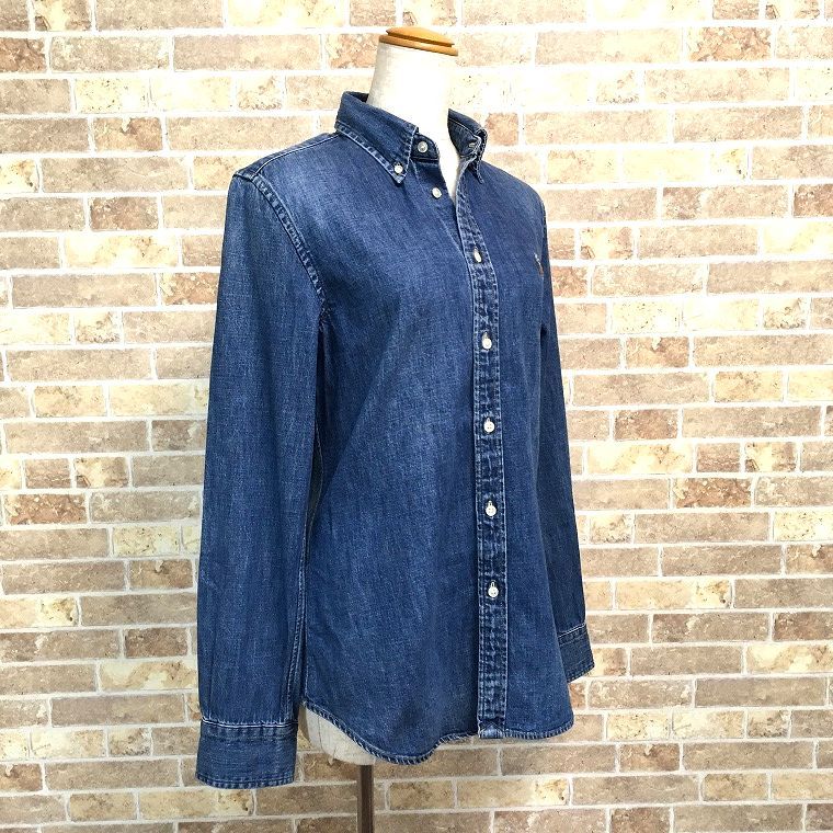 送料込み Ralph Lauren シャツ 160|84A 綿100％ デニムシャツ 6