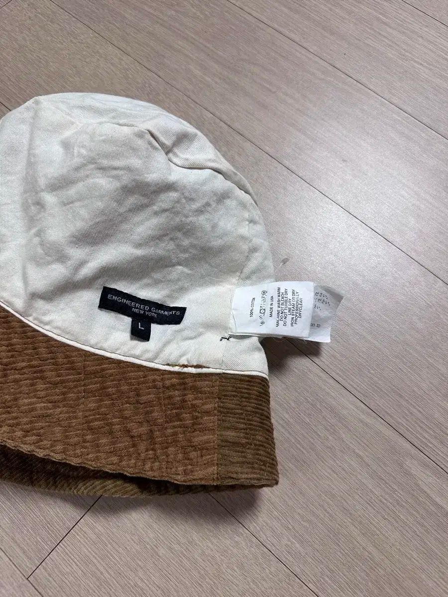 ENGINEERED GARMENTS コーデュロイ パッチワーク バケット L