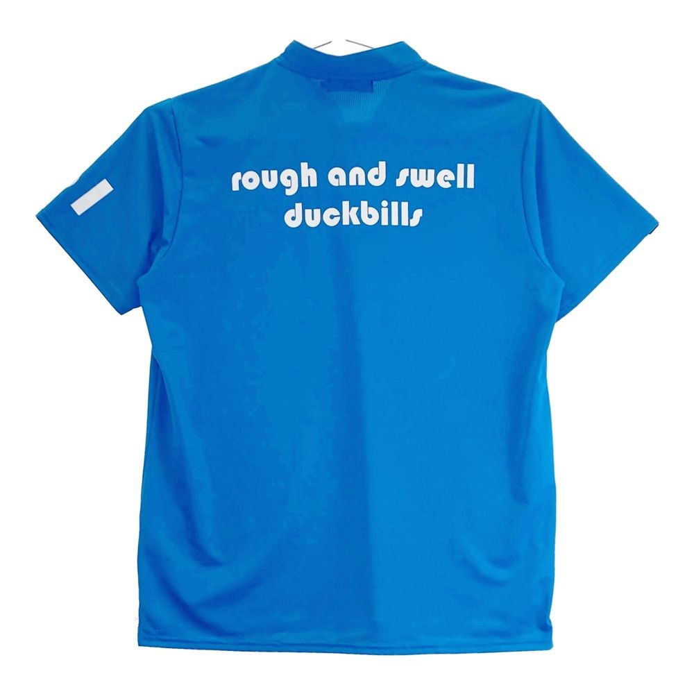 サイズ L ROUGH-SWELL ラフアンドスウェル 襟付半袖Tシャツ ブルー系 240101531959 ゴルフウェア メンズ ストスト