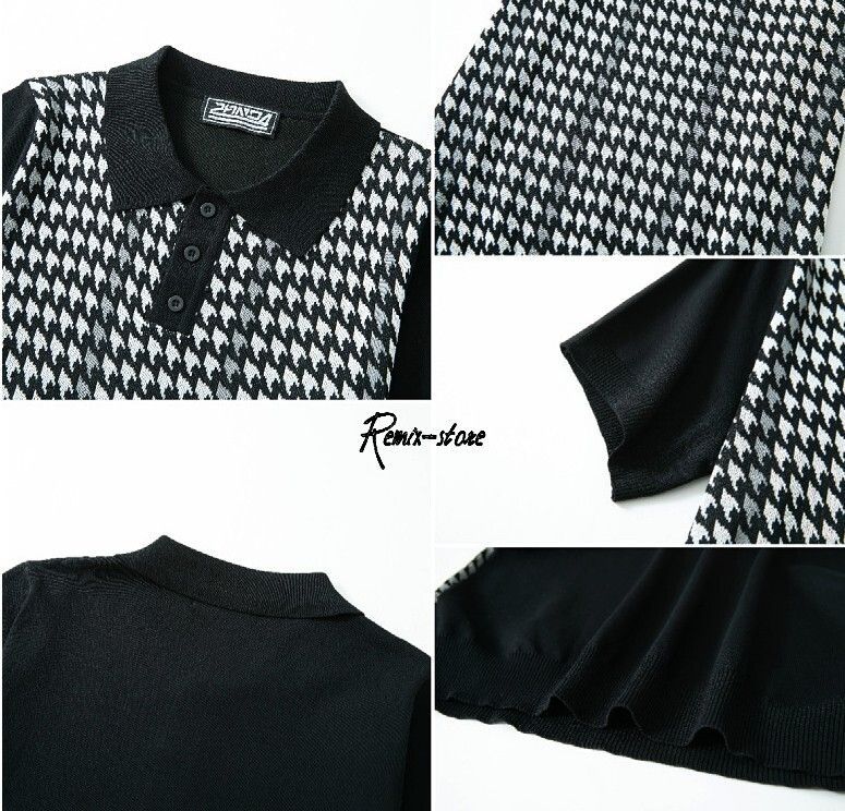 50s60s レトロ 千鳥柄 ヴィンテージ ポロシャツ‼︎ 50s60s レトロ 千鳥柄 ヴィンテージ ポロシャツ‼︎安い 価格