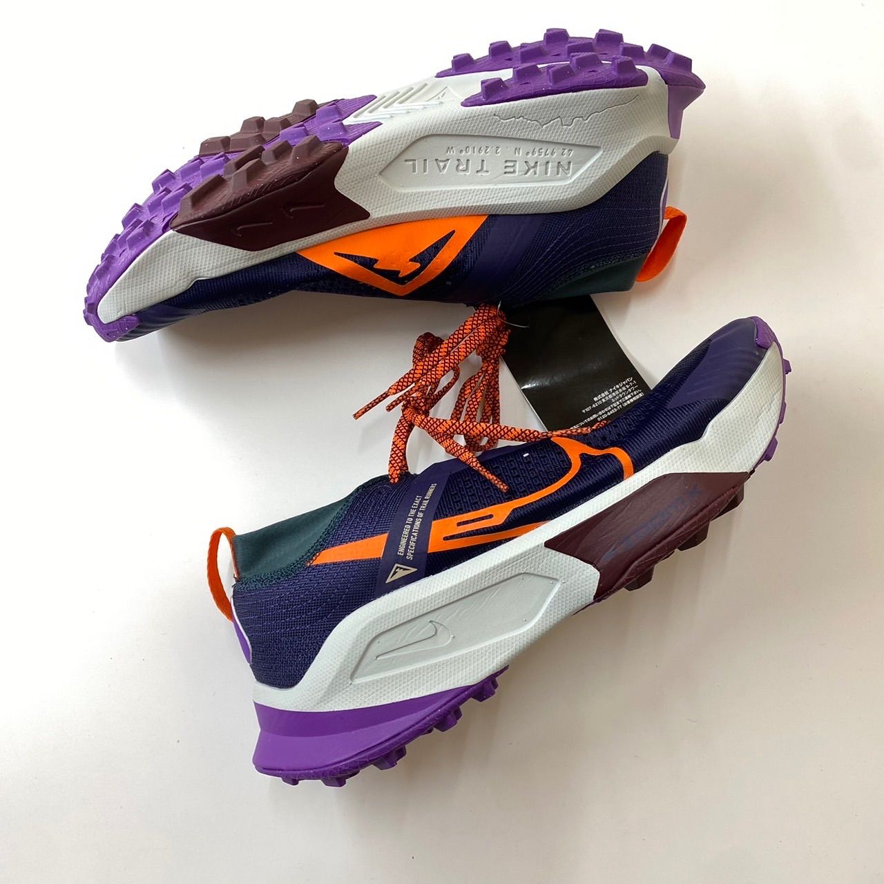 NIKE ZOOMX ZEGAMA TRAIL ナイキ ズームX PURPLE INK/SAFETY