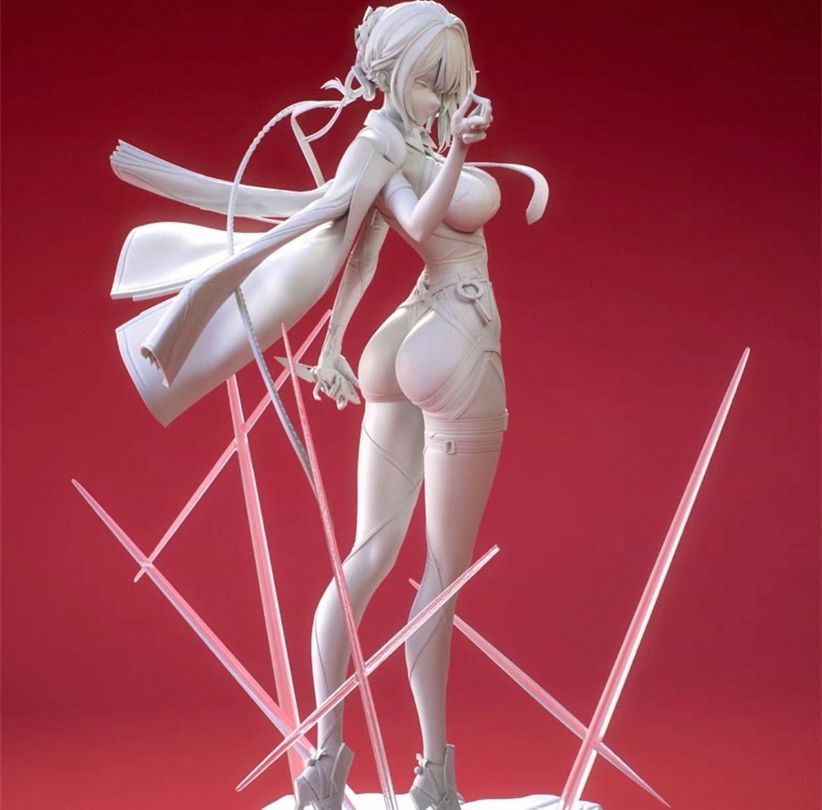 人気】 1/10 ガレージキット フィギュア 未塗装 ゼンゼロ イヴリン 17cm