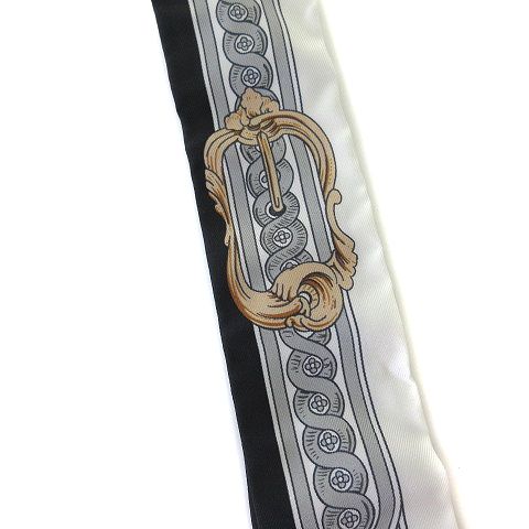 エルメス HERMES Bride de Cour 法廷の勒 ツイリー スカーフ シルク100 