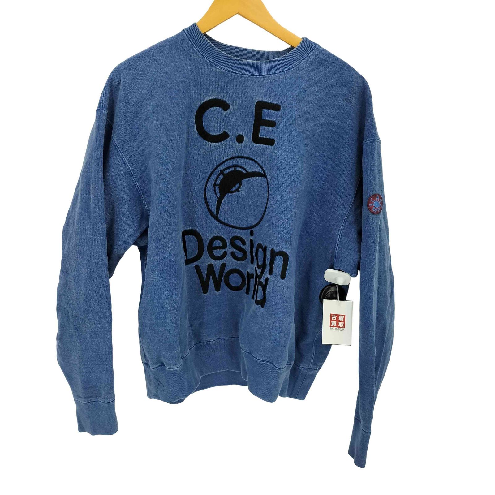 シーイー C.E DESIGN WORLD CREW NECK クルーネックスウェット