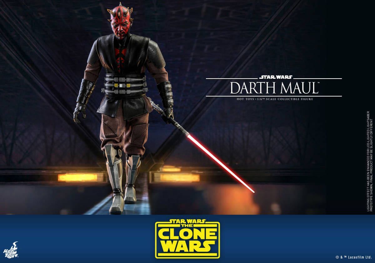 ホットトイズ 1/6 スター・ウォーズ：クローン・ウォーズ ダース・モール 未開封新品 TMS024 Star Wars Darth Maul Hottoys  マンダロリアン - メルカリ