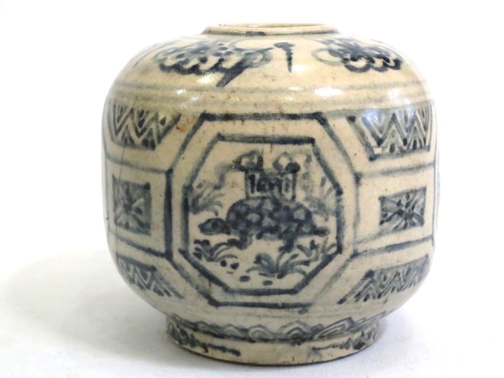 223391】 中国古美術 安南 染付 小壺 陶磁器 青花 - メルカリ