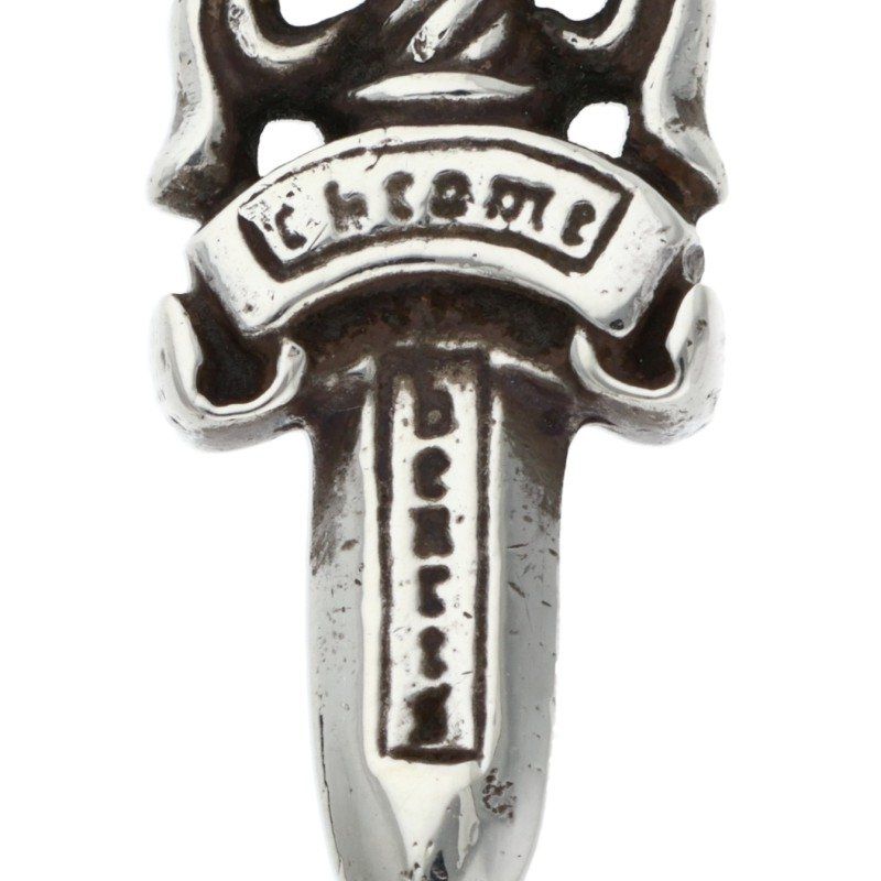 クロムハーツチャーム クロムハーツ #5DAGGER ZIP1/#5ダガーチャーム シルバー