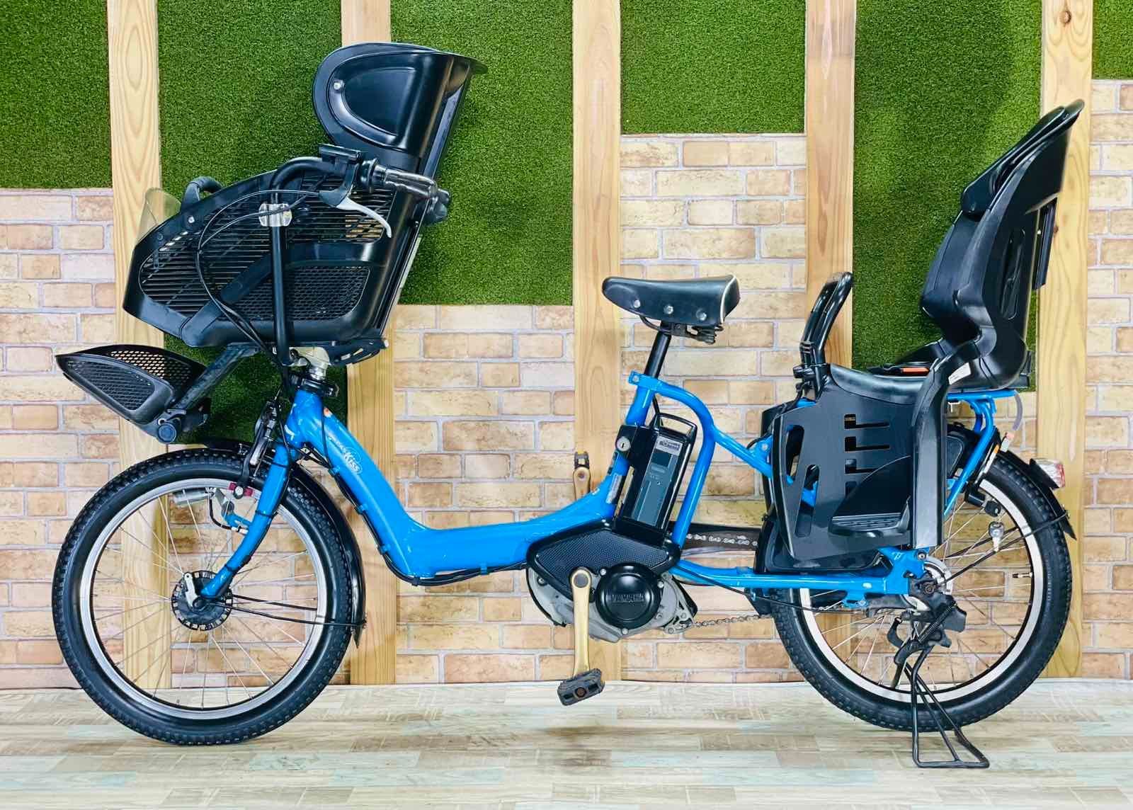 8.7ahブルーヤマハ電動アシスト自転車 YAMAHA 【電動アシスト自転車 中古】ヤマハ パス 色：ブルー 20インチ