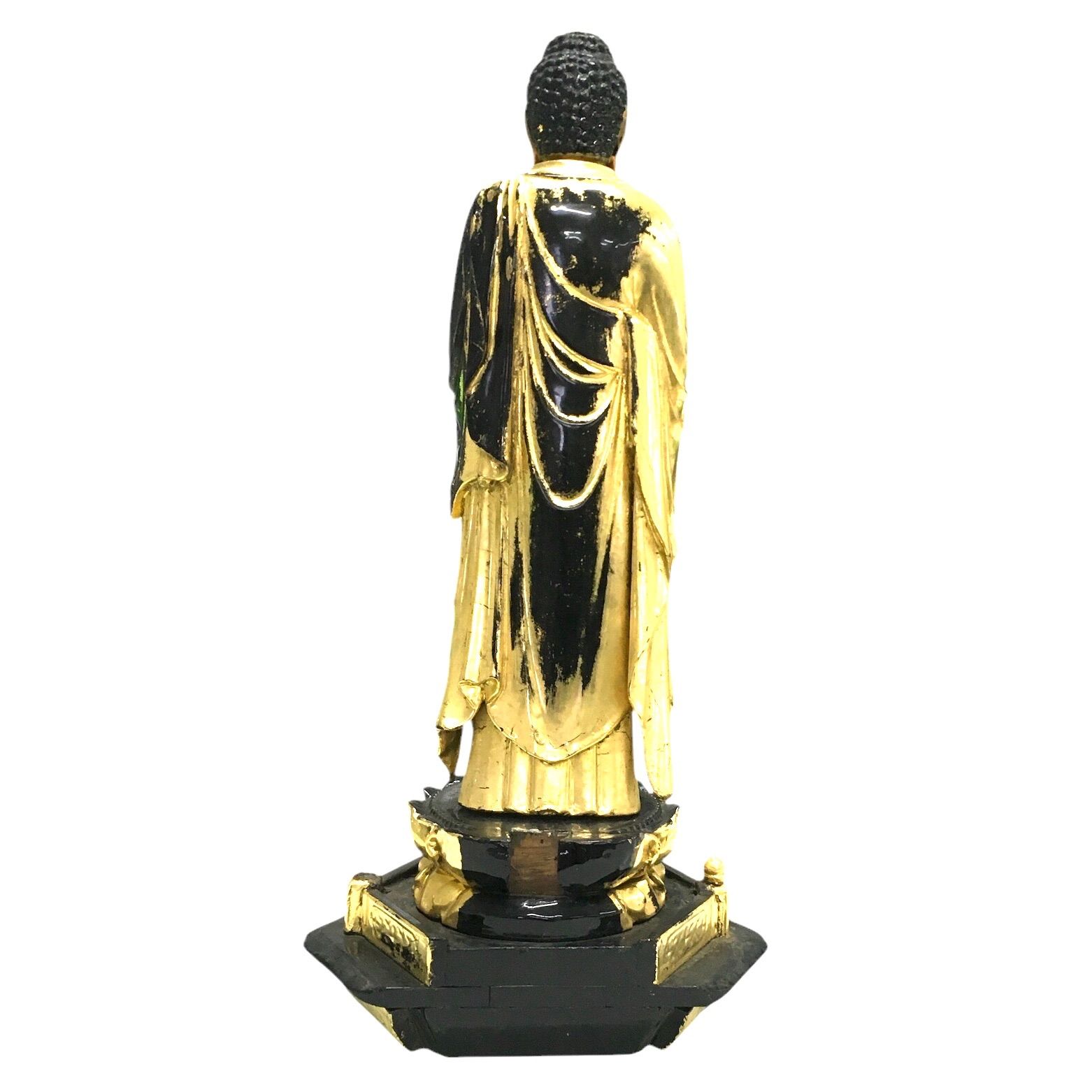阿弥陀如来立像 仏像 金箔木像 仏教美術 - メルカリ