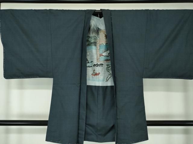 平和屋着物●男性　本場大島紬　アンサンブル　100亀甲　総詰め　正絹　逸品　未使用　DAAS3958ps 平和屋着物○男性 本場大島紬 アンサンブル 100亀甲 総詰め 正絹 逸品